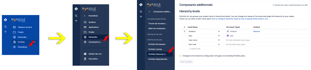 Portfolio Jira : gérer les hiérarchies