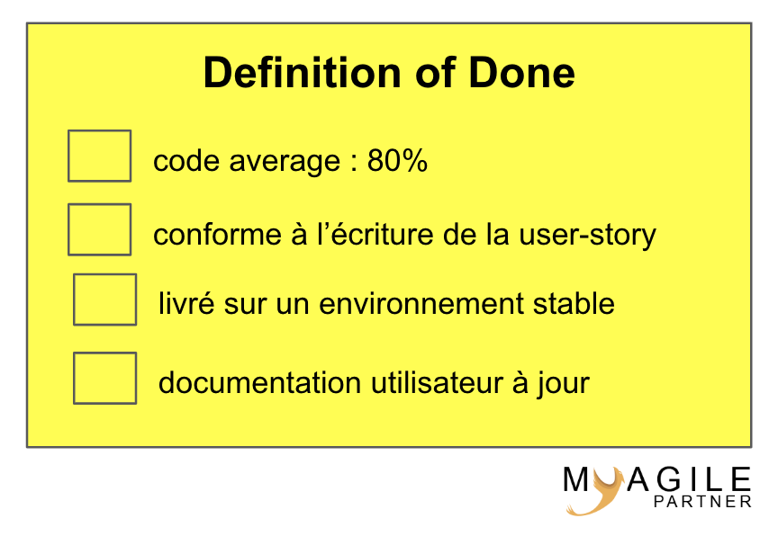 Definition of done - exemple