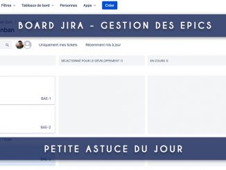 board jira avec epic