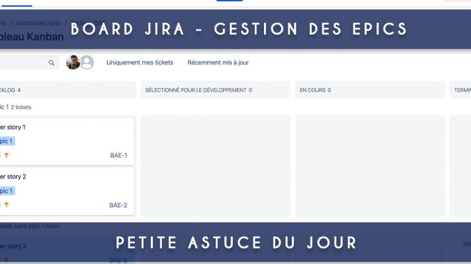 board jira avec epic